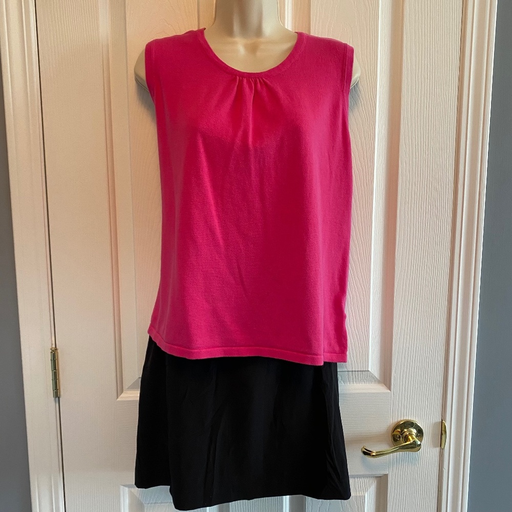 BUY 2 ITEMS AND GET 1 FREE - Kerrybrooke Knit Pink Tank Sz XL